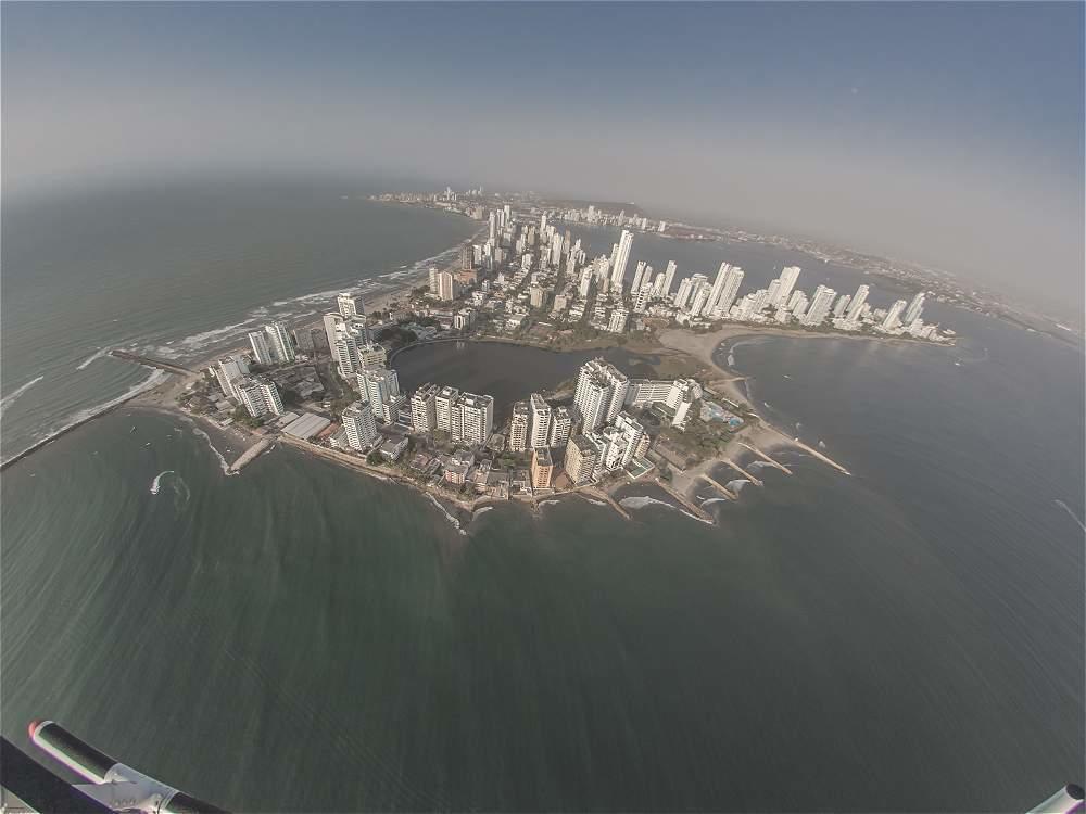 Apartamento Con Vista Al Laguito Y Al Mar Cartagena ภายนอก รูปภาพ